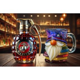 Painted Book Mug 3D Painted Book Coffee Cup (Option: Type F Set4-1PCS)