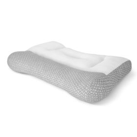 2Pcs Or 1Pcs Option Ergonomic Bed Pillow Breathable Mesh Pillow For Neck Support Dual Height Design Down Alternative Pillow For Side Back Sleepers (Option: Low Pillow-1Pcs)