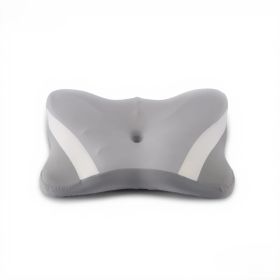 Ergonomic Foam Neck Pillow, Neck Support, Neck Protection Good Sleep (Option: Grey white)