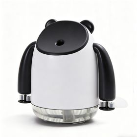 Spray Cooling Fan Portable Water Humidifier (Option: Black)