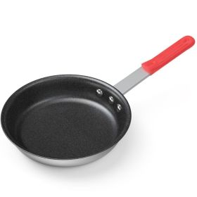 Ceramic Nonstick Egg Pan, Aluminum Frying Pan With Stainless Steel Base, Oven Safe, Dishwasher Safe Skillet (Option: Red 10IN)