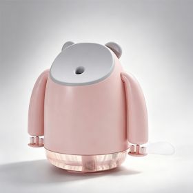 Spray Cooling Fan Portable Water Humidifier (Option: Pink)