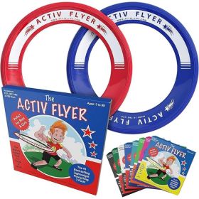 2 Pack Flying Rings For Kids, Lightweight Outdoor Throwing Toys For Family Fun, Active Play, Backyard, Park And Beach Activities (Option: MULTI COLOUR)