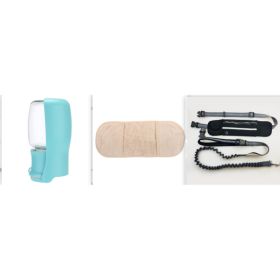 Dog Portable Water Bottle Foldable Pet Water Dispenser Pet Products (Option: Blue set-350ml)
