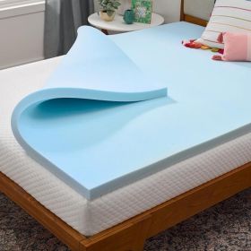 Mattress Cover, Gel Mattress Cover, Suitable For Beds, Sofas, Rvs, Blue, 3 Inches (Option: Twin)