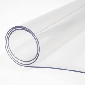 Clear Table Protector Mat -1.5mm Thickness Waterproof Heavy Duty PVC Table Cover For Dining Room Table (Option: 20x48inches)