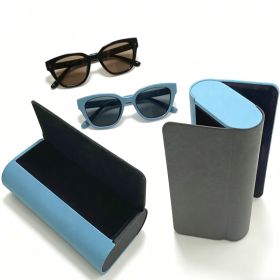 Dual Glasses Case 2-in-1 Double Eyeglasses Case (Option: Blue)