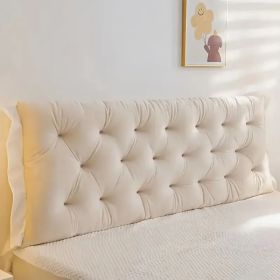 Headboard Pillow Length 1.8m, 3 Colors (Option: Beige)